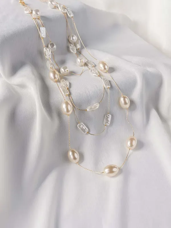 Multi Layer Beaded Necklace